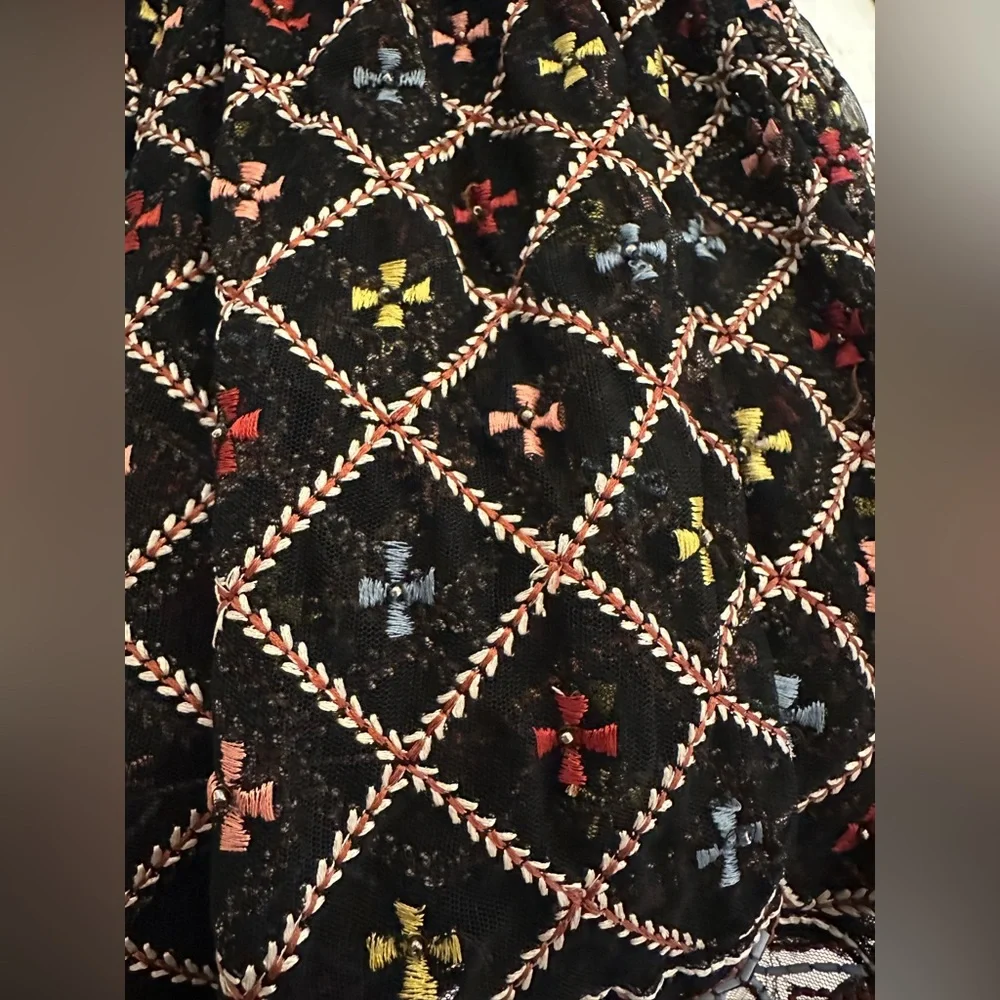 Tularosa Lexi beaded embroidered maxi skirt - Picture 10 of 12